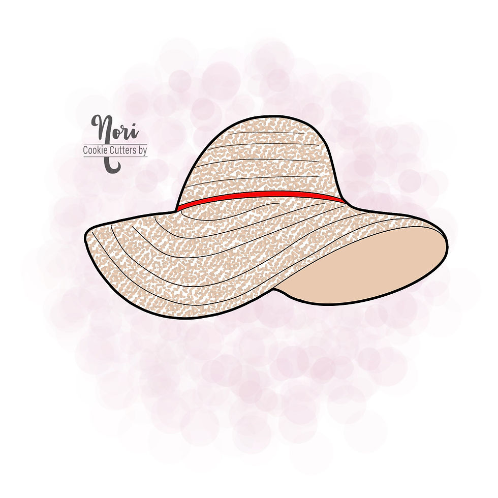 Sun Hat Cookie Cutter - CN0266