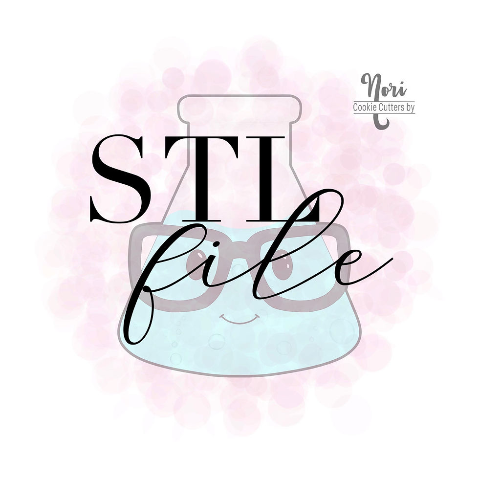 STL File - CN1365 - Nerdy Beaker - 3.25"