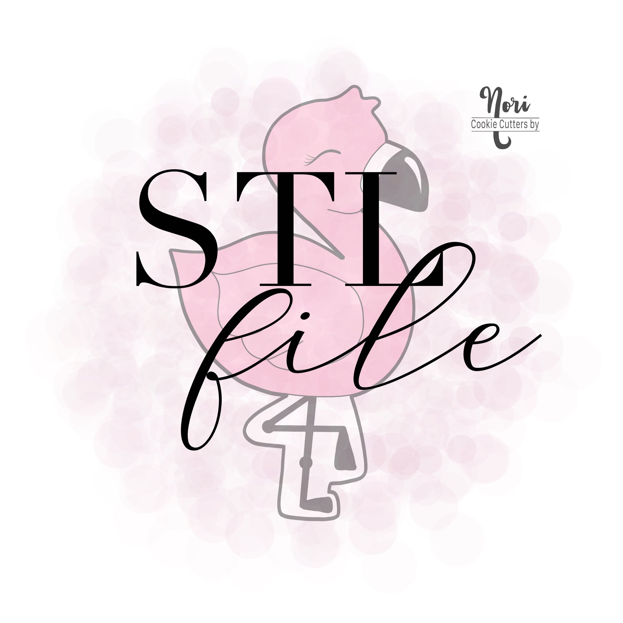 STL File - CN0233 - Flamingo - 4.5"