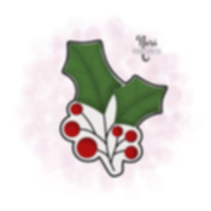 Mistletoe Branch Cookie Cutter - CN0443