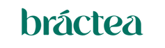 Logo da Bráctea escrito em verde com fundo branco