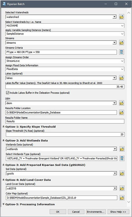 RBDM v5.2 GUI Desktop version