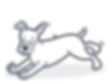 Illustration of a dog running