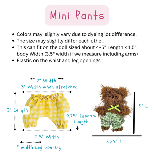 Mini Pants | Moru Design Shop