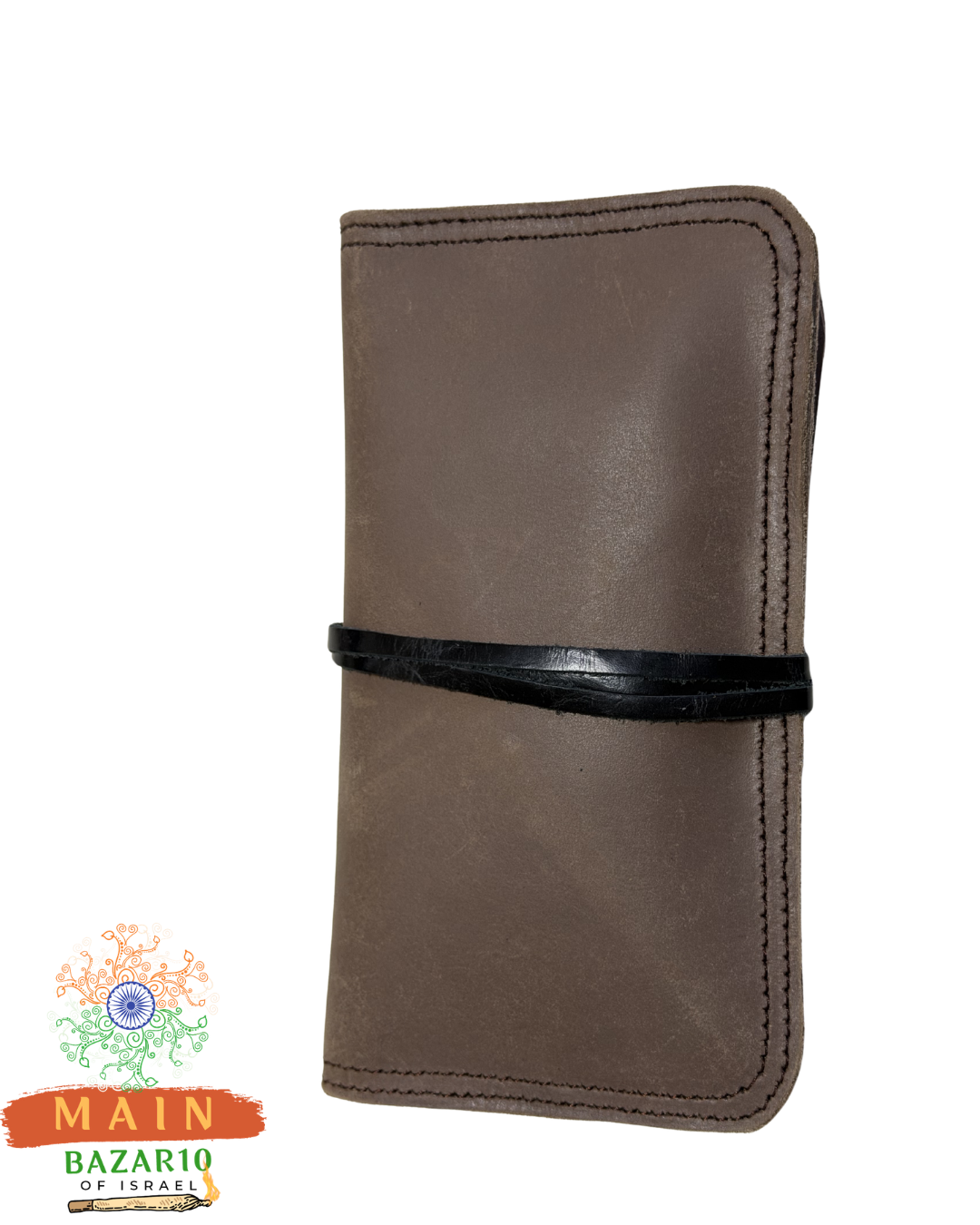 קייס לטבק מעור אמיתי בצבע טאופ | עבודת יד מהודו