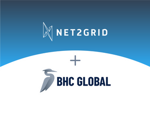 An image showing NET2GRID's and BHC Global's logos