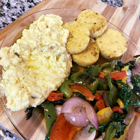 Polenta and Veggie Breakfast