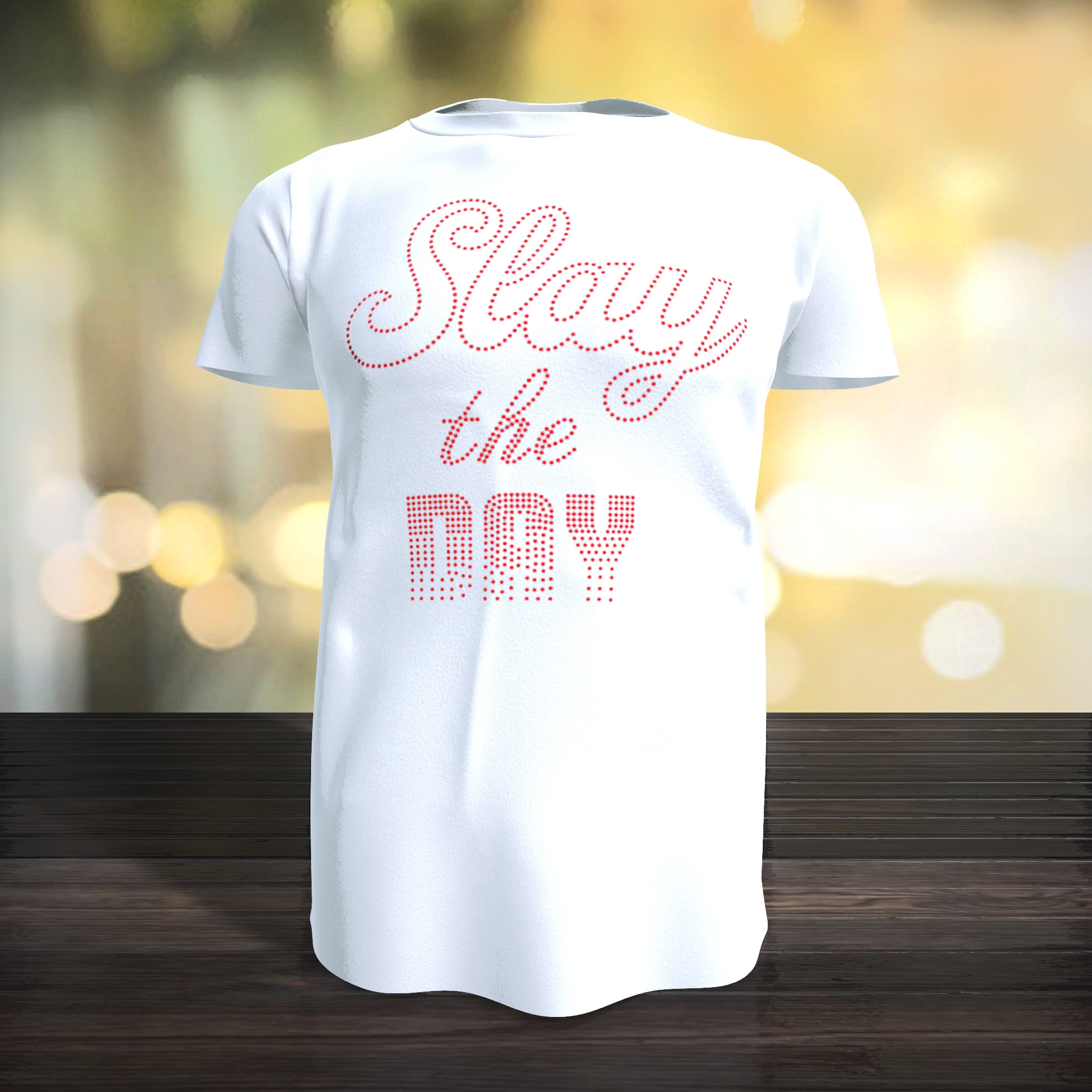Slay the Day Rhinestone Tshirt