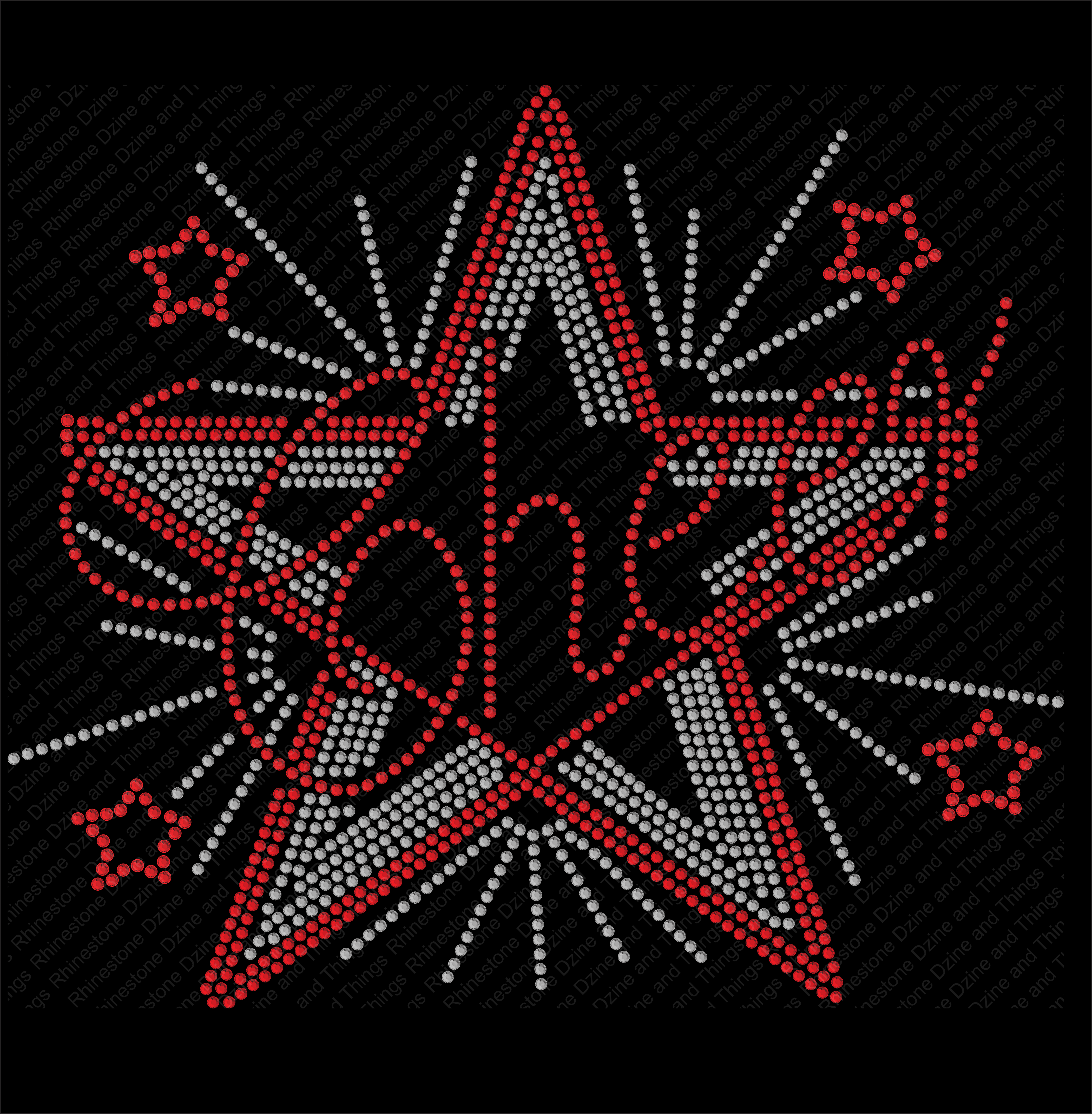 Cheer Star Rhinestone SS10 Template