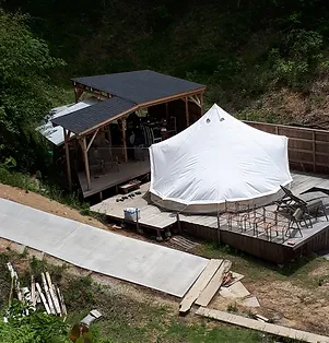 Poolside Tent グランピング キャンプ テント 貸別荘 関東 Privategarden 千葉県