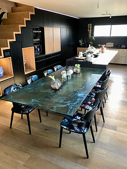 Cuisine DY table suspendue