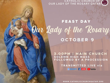 FEAST OF OUR LADY OF THE ROSARY