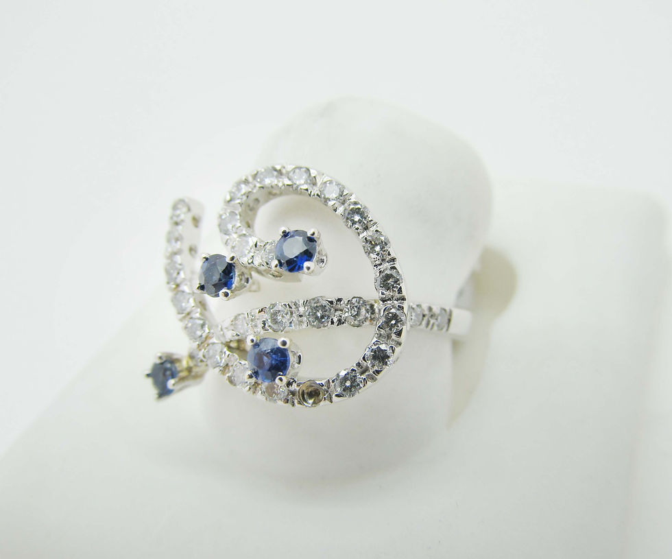 Thumbnail: S0-74 18W 0.75CT 51 SAPPH 0.34CT