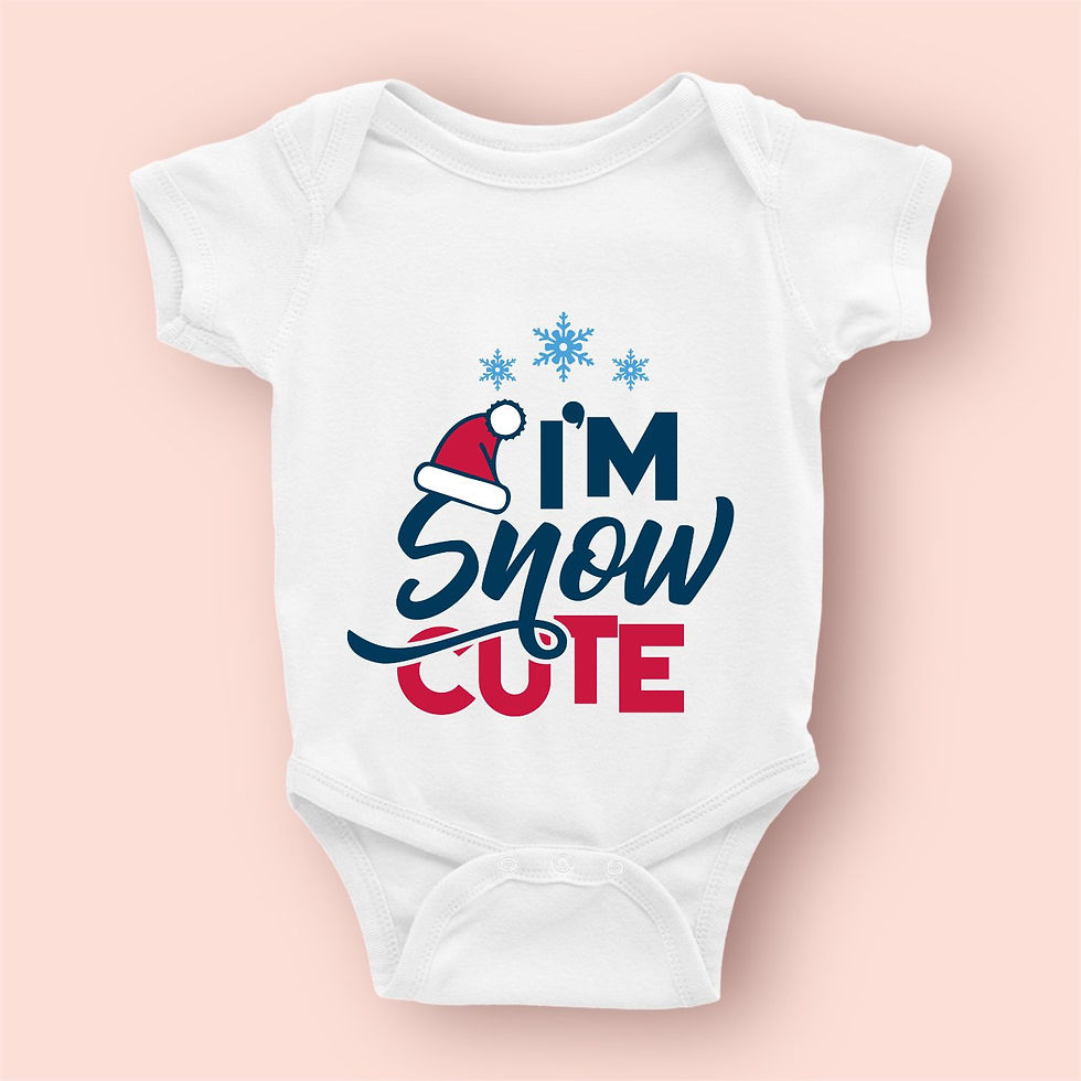I'm snow cute - Baby grow
