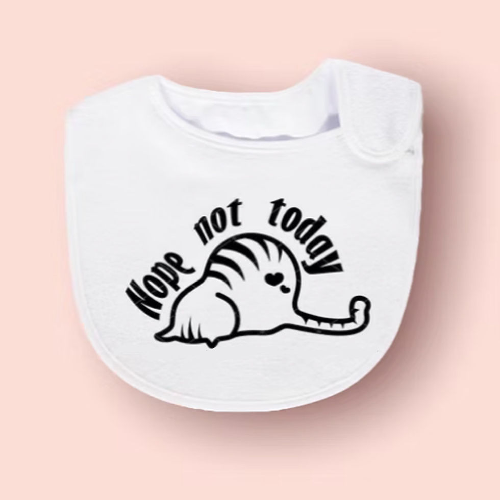 Thumbnail: Not today - Baby Bib