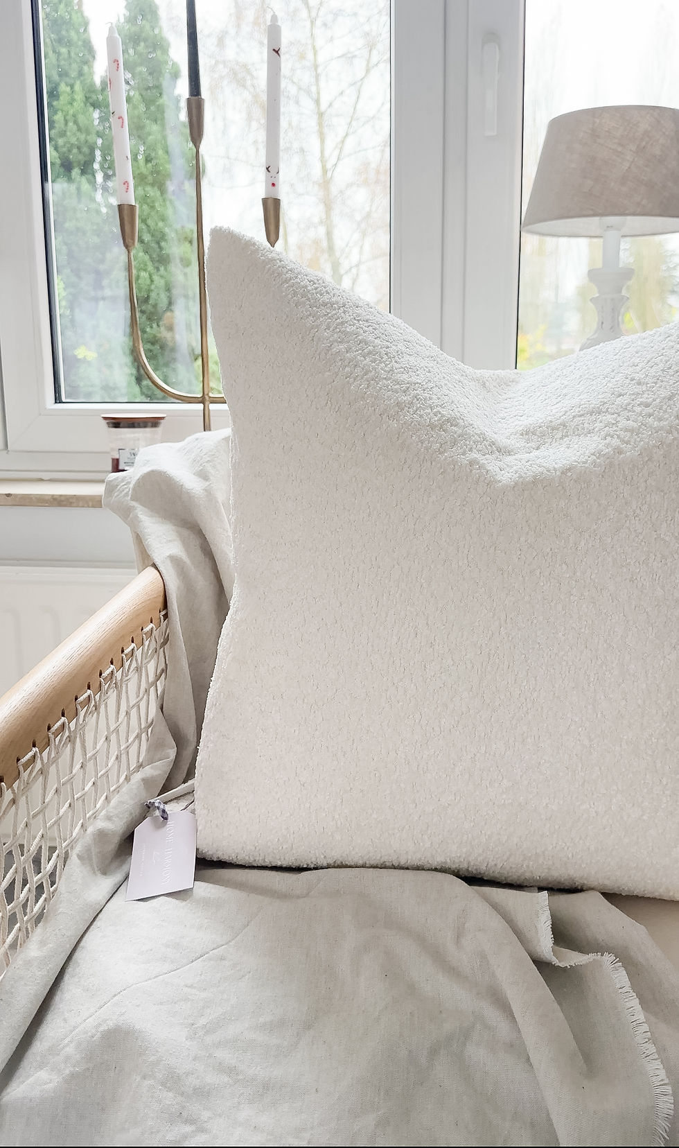 Coussin "Douceur des Neiges"