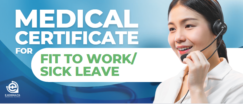 E-Konsulta Banner about Medical Certificate