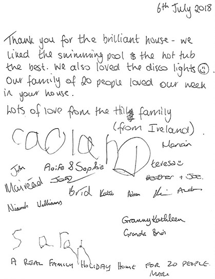 Guest Book Meilleraie - 