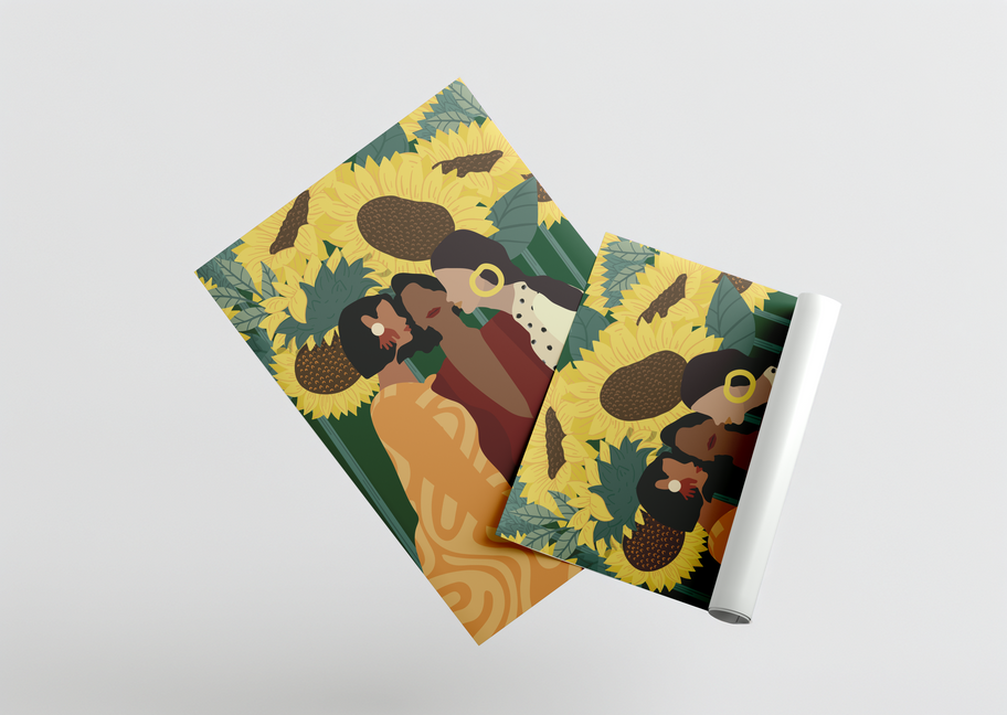 Golden Company | Premium Art Print | Rolled Art