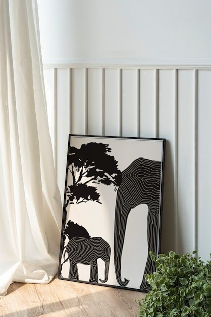 Gentle Giants | Premium Art Print | perfect for nature inspired interior decor