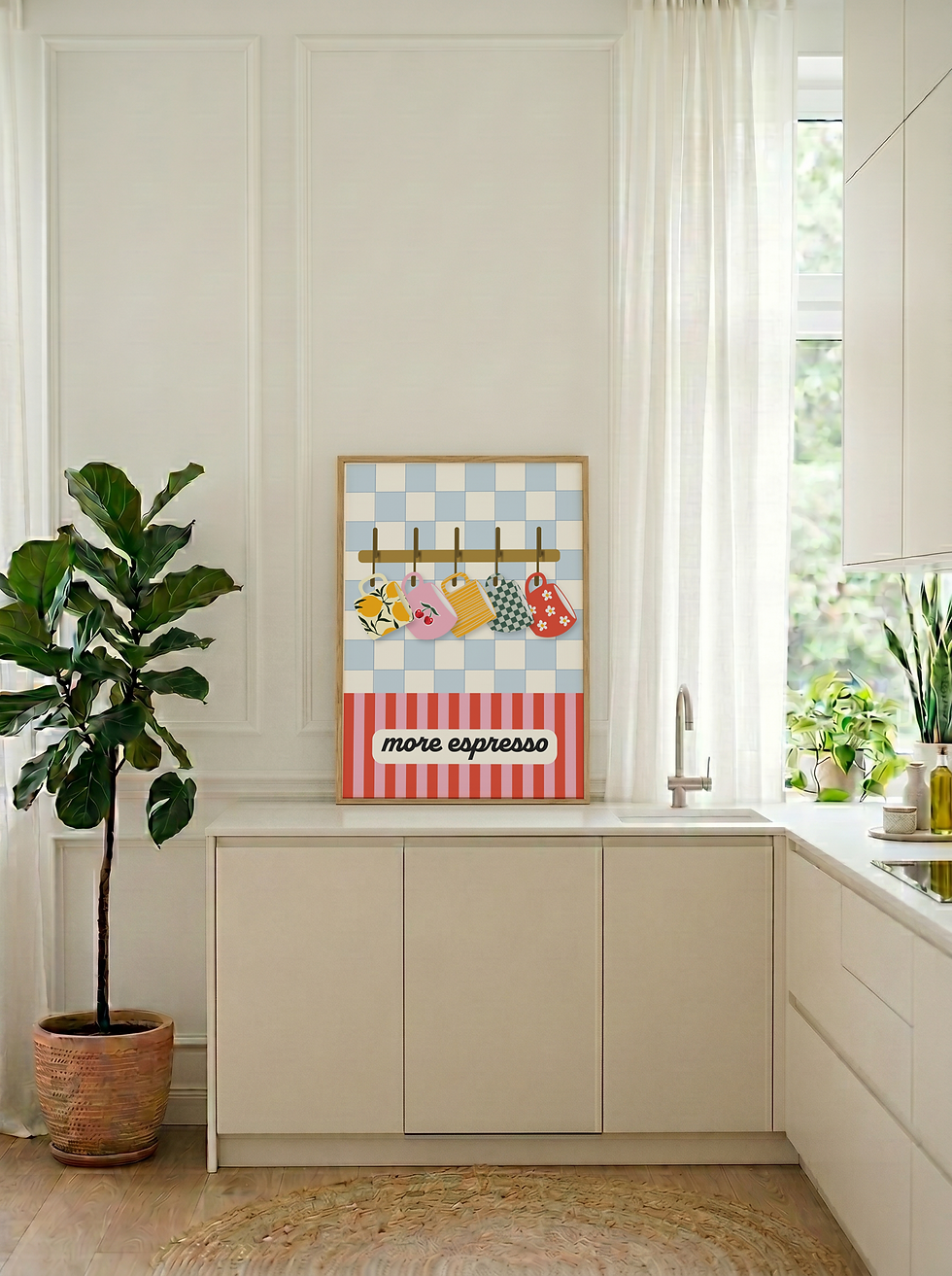 More Espresso | Premium Art Print | Wooden Frame