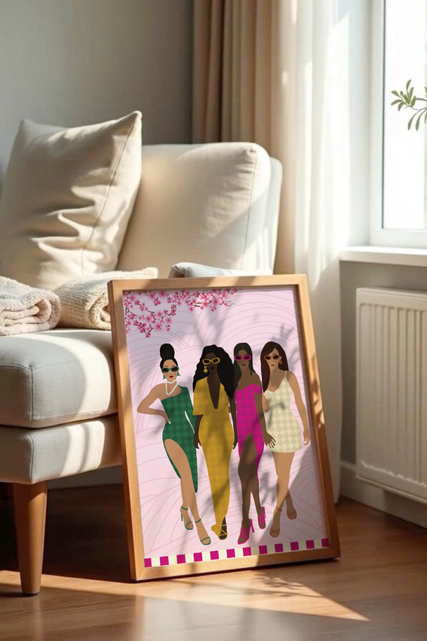 Main Character Energy | Premium Art Print | perfect for fashion & pop-culture lovers