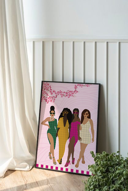 Main Character Energy | Premium Art Print | perfect for best friend gifts