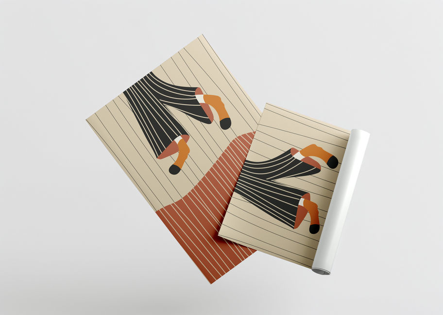 Relaxed Days | Premium Art Print | Rolled Poster