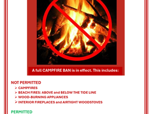 CAMPFIRE BAN
