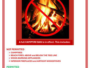 CAMPFIRE BAN