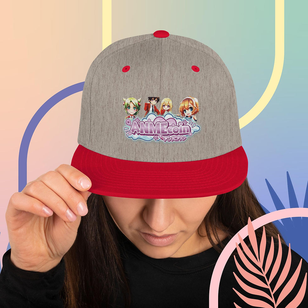 Thumbnail: ANMEcoin Snapback Updated Chibi Logo