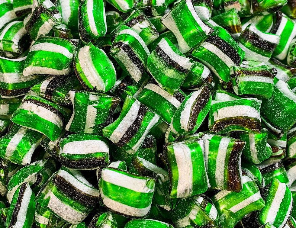 Chocolate filled peppermints
