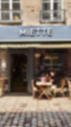 devanture de miette à dinan dans le centre historique