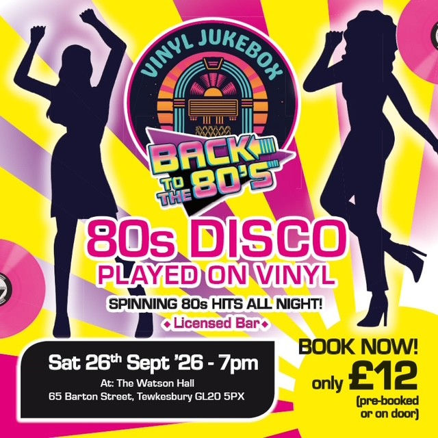 " Back to the 80's Vinyl Jukebox "