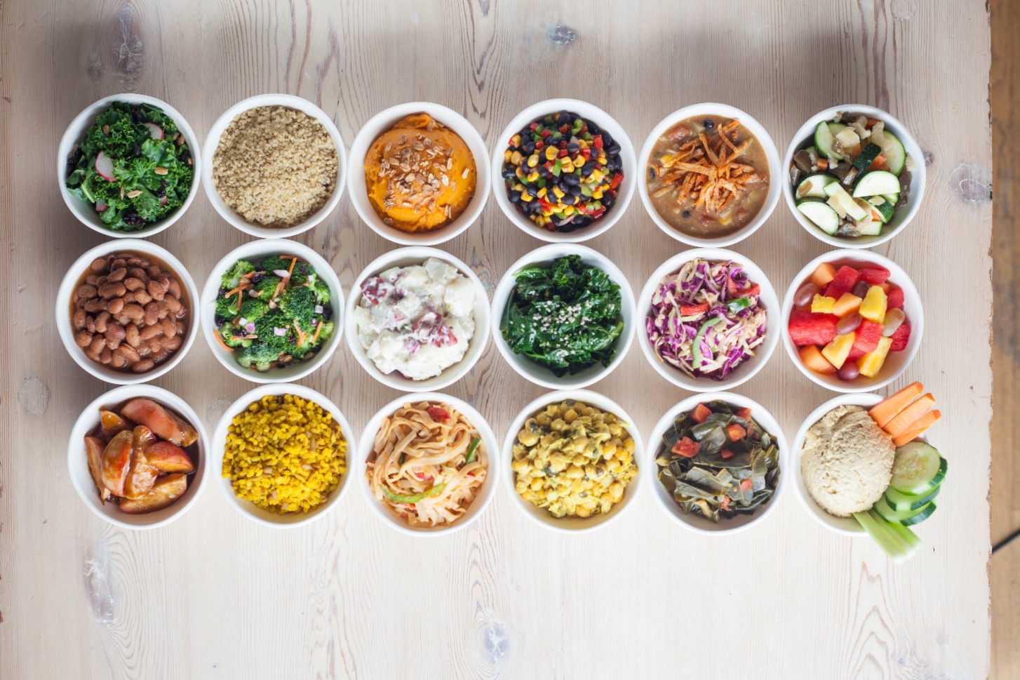 Arranged Food and Objects