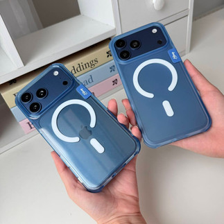 เคสใสมีสี iphone magsafe clear matte chromatic case เคส ไอโฟน เนื้อ แมตต์ black ดำ blue ฟ้า pink ชมพู purple ม่วง กันกระแทก 3 เมตร เปรียบเทียบ แตกต่าง 17 pro max s25 s26 ultra ไม่เหลือง
