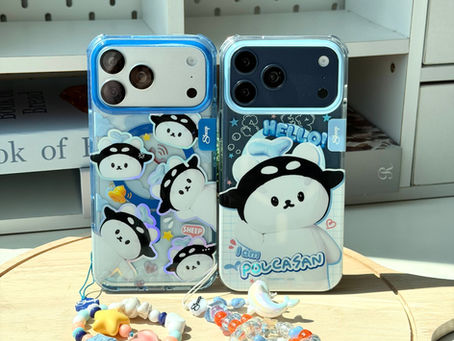 เคส polcasan โพก้าซัง มาสคอต ศิลปิน gmm tv ลูก เต ตะวัน นิว ฐิติภูมิ tay new ไอโฟน ซัมซุง iphone samsung magsafe case ยัยซัง เคสใส สีฟ้า ดีไซน์ ลายเส้น doodle แถม keychain สายห้อยมือถือ กันกระแทก ลายน่ารัก 17 pro max silver deep blue s25 s26 ultra ลิขสิทธิ์แท้