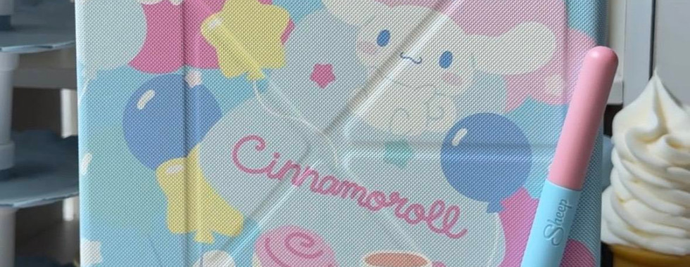 เคสไอแพด cinnamoroll sanrio phone case ซานริโอ้ หมา ซินนามอนโรล ซินนาม่อน ของแท้ ไอแพด ipad ลิขสิทธิ์แท้ สีฟ้า ชมพู แบรนด์ applesheep sheep ลายน่ารัก เคสซินนามอนโรล พับ ตั้งได้ แนวตั้ง นอน กันกระแทก กันงอ