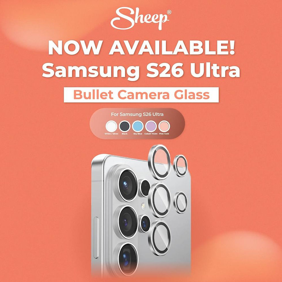 ฟิล์มเลนส์กล้อง กระจกกันเลนส์กล้อง bullet camera glass samsung ซัมซุง s26 ultra กันรอย กันกระแทก พร้อมส่ง จำเป็นไหม sheep