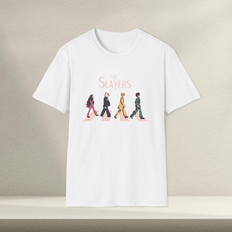 T-shirt Demon Slayer au style vintage, unisexe, 100 % coton, idéal pour les fans d'anime, alliant confort et élégance.