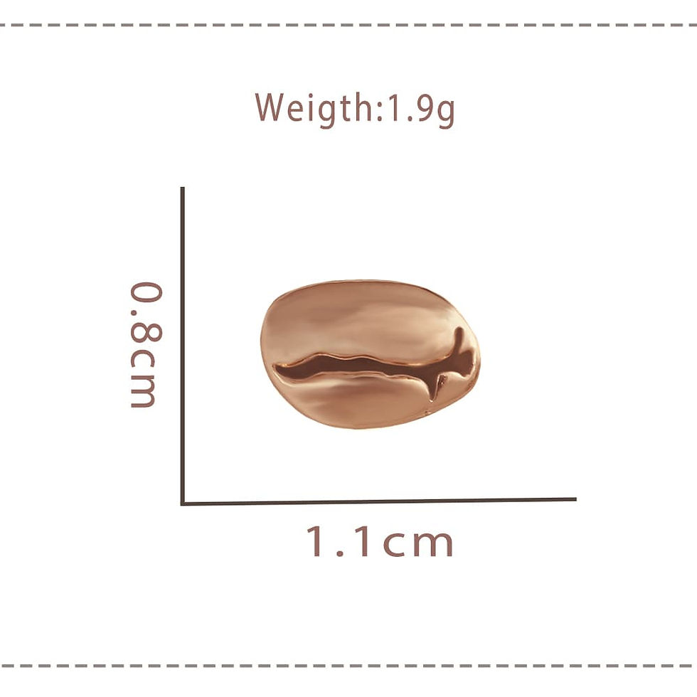 Miniature : Broche grains de café en métal, style vintage avec deux couleurs,, idéale pour amateurs de café et barista