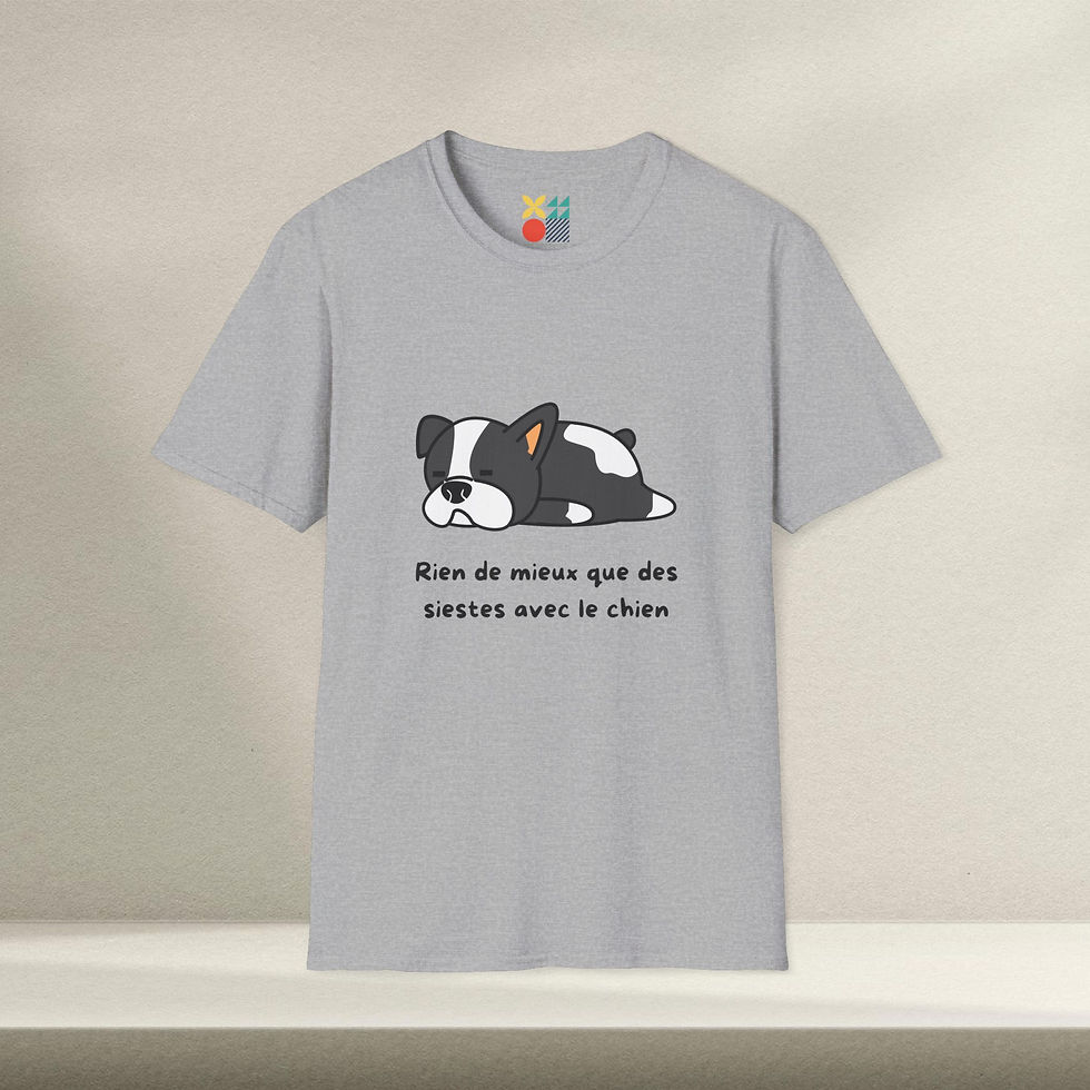 T-shirt mignon unisexe pour amoureux des animaux, 100 % coton, doux et confortable.