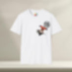T-shirt minimaliste avec illustration de Sangoku enfant, 100% coton, style streetwear unisexe, confortable et durable.