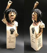 No Justice No Peace
Ceramic
15 x 2.5 x 2.5 inches
$450