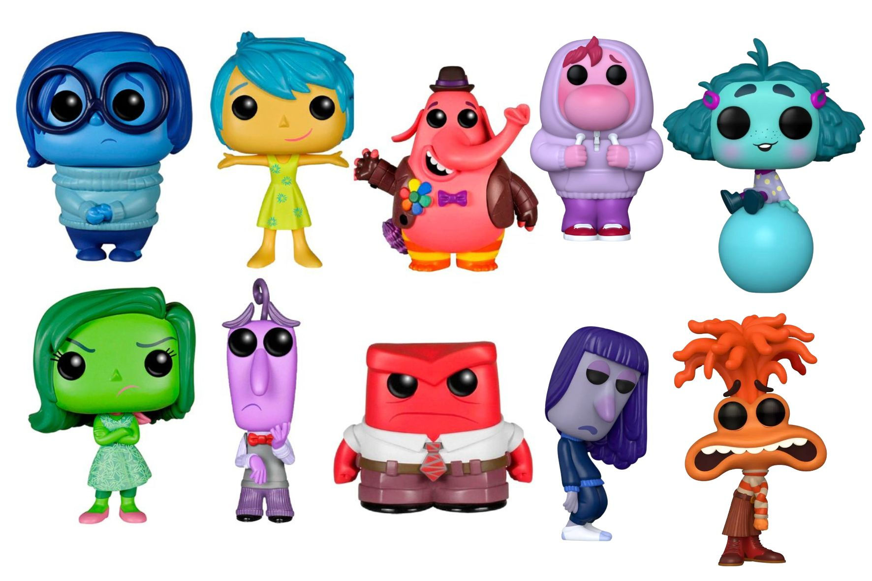 10 Ímãs geladeira coleção Divertida Mente