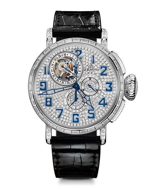 Zenith Pilot Type 20 Tourbillon 45.2430.4035/79.C714 White Gold - Leather Bracelet content media