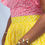 Thumbnail: Women's African Print Maxi tiered Dress, front view