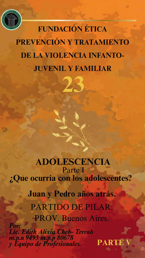 FUNDACIÓN ÉTICA PREVENCIÓN Y TRATAMIENTODE LA VIOLENCIA INFANTO-JUVENIL Y FAMILIAR