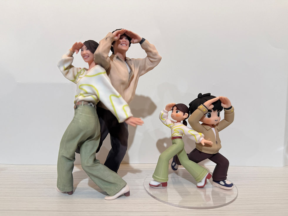 夫婦で感動！原宿の3Dフィギュア体験