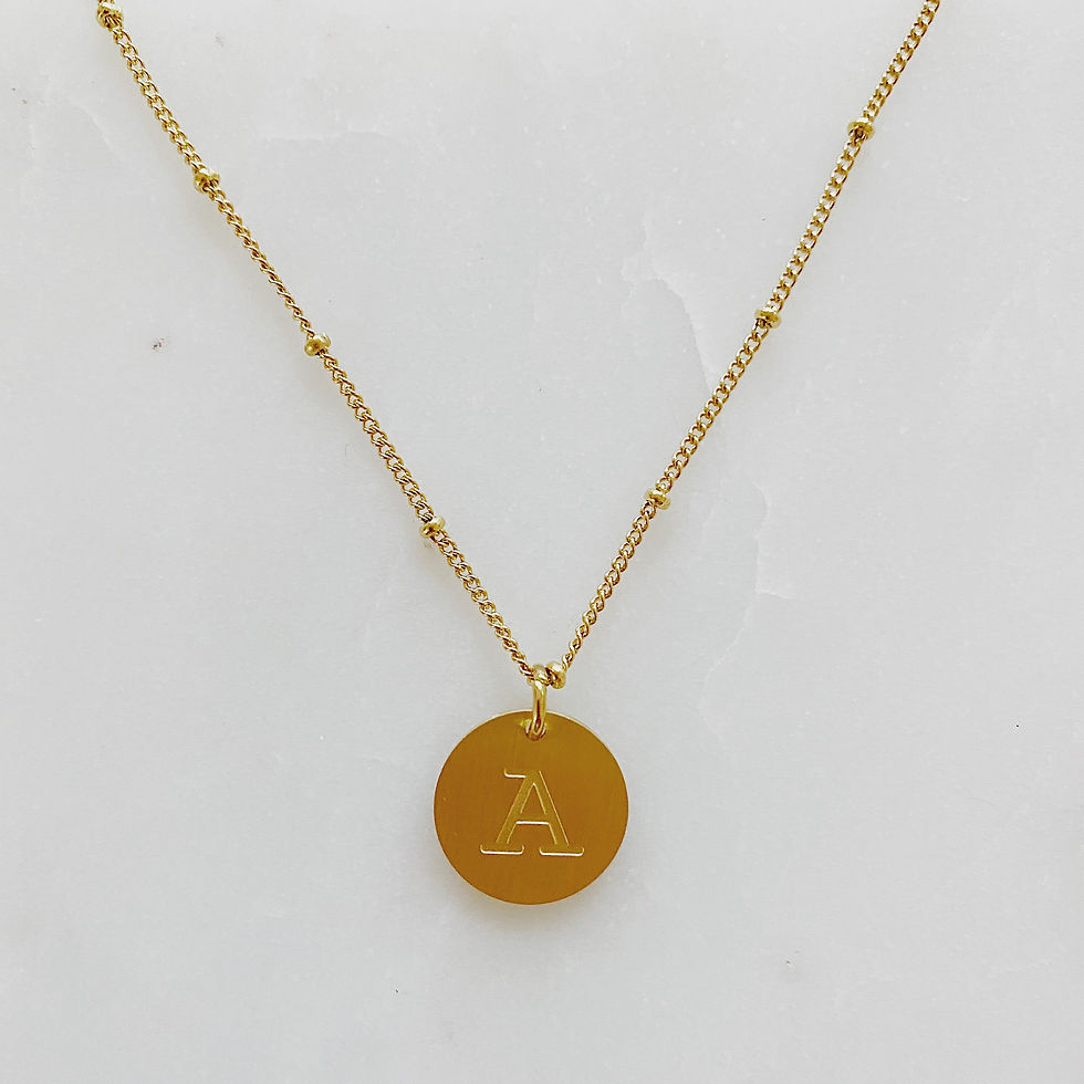 Thumbnail: Ellison + Young: Singular Charm Initial Necklace